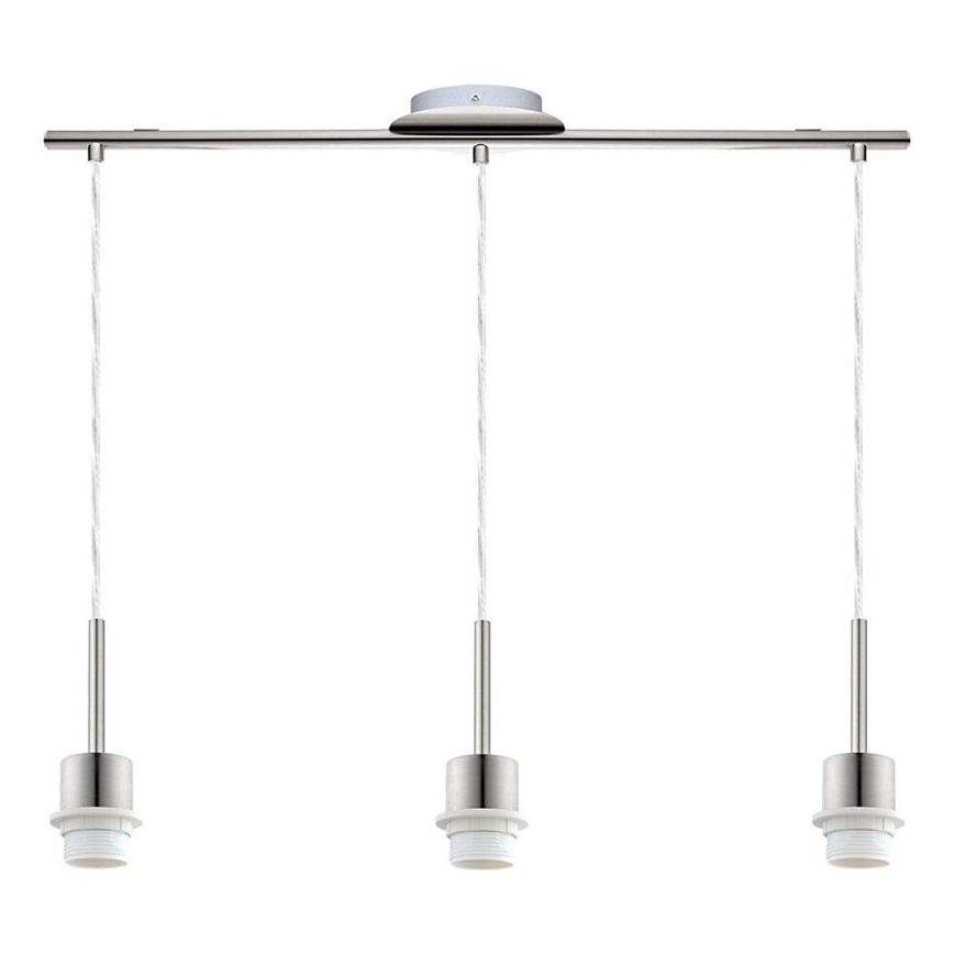 Brilagi - NUBILA LED-pendel på wire 3xE27/60W/230V, lysebrun