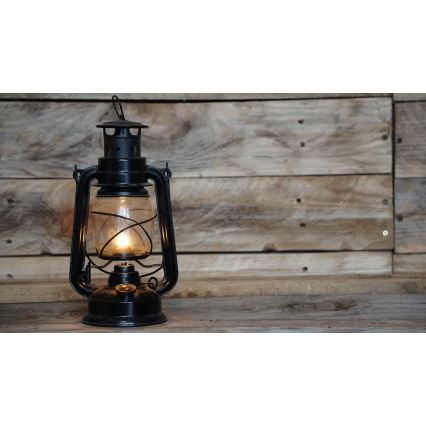 Brilagi - Olielampe LANTERN 19 cm sort