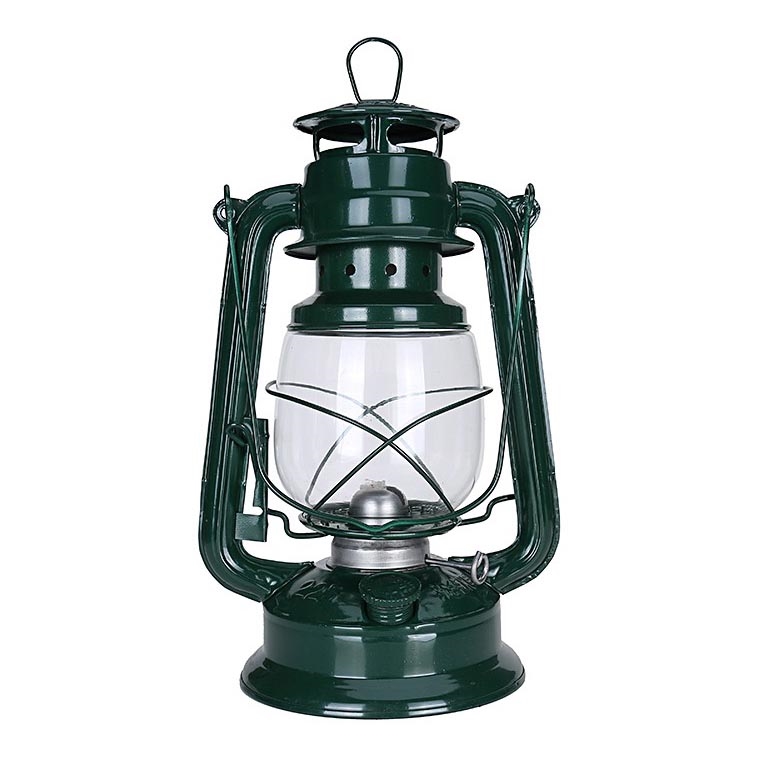 Brilagi - Olielampe LANTERN 28 cm grøn