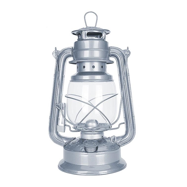 Brilagi - Olielampe LANTERN 28 cm sølvfarvet