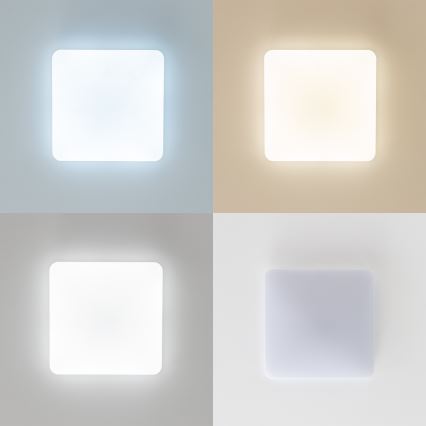 Brilagi - LED Dæmpbar loftlampe OPAL LED/24W/230V 37,5x37,5 cm 3000/4000/6500K + fjernbetjening