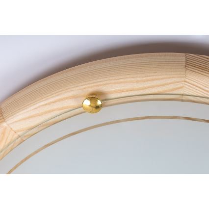 Brilagi - ORBIS loftlampe 2xE27/60W/230V Ø 38 cm, fyrretræ