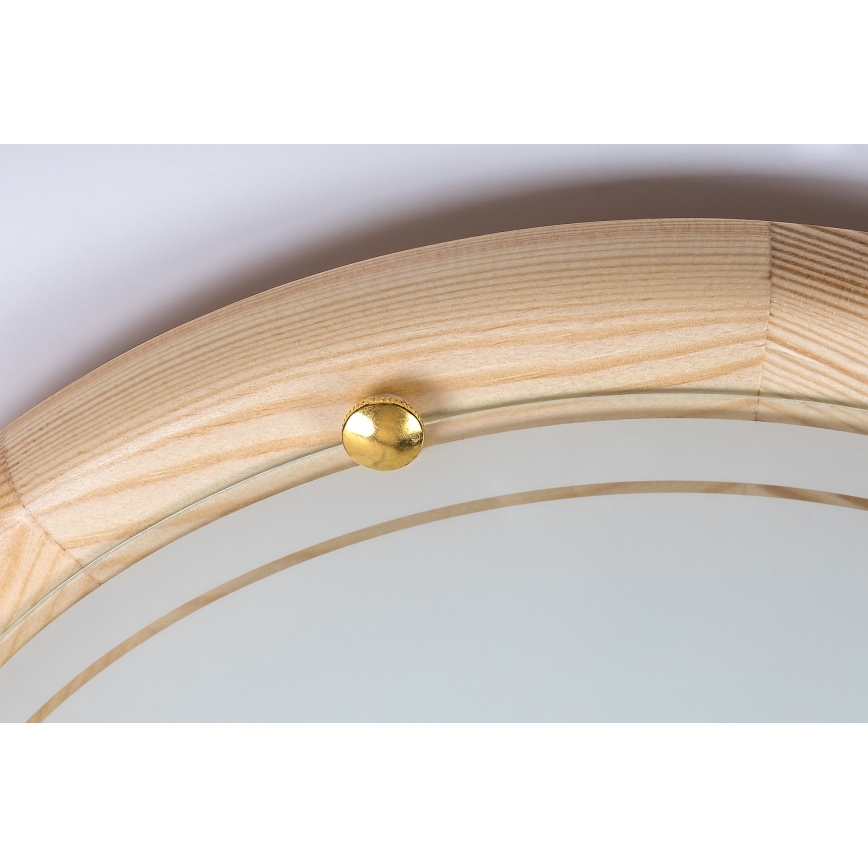 Brilagi - ORBIS loftlampe 2xE27/60W/230V Ø 38 cm, fyrretræ