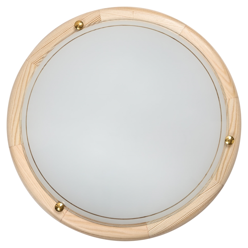 Brilagi - ORBIS loftlampe 2xE27/60W/230V Ø 38 cm, fyrretræ