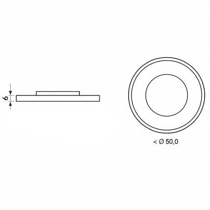 Brilagi - LED dæmpbar loftlampe ORELIS LED/80W/230V 3000–6000K Ø 50 cm + fjernbetjening