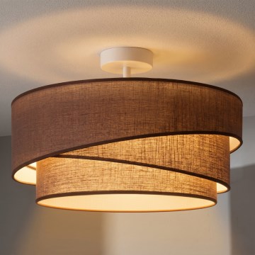 Brilagi - Overflademonteret loftlampe ARROW 1xE27/60W/230V Ø 45 cm brun
