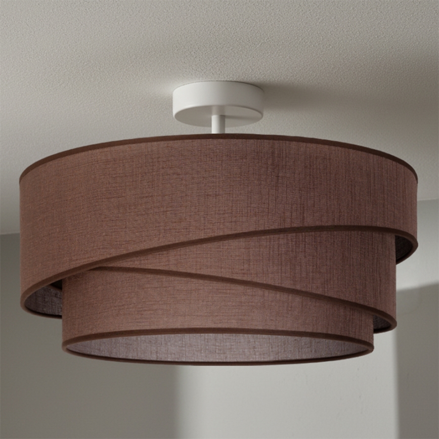 Brilagi - Overflademonteret loftlampe ARROW 1xE27/60W/230V Ø 45 cm brun