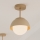 Brilagi - Overflademonteret loftlampe COSMO 1xE27/60W/230V beige/guld