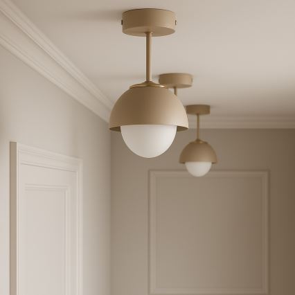 Brilagi - Overflademonteret loftlampe COSMO 1xE27/60W/230V beige/guld