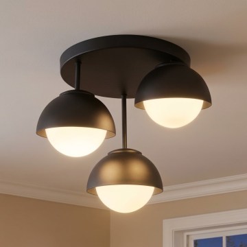 BRILAGI - Overflademonteret loftlampe COSMO 3xE27/60W/230V sort