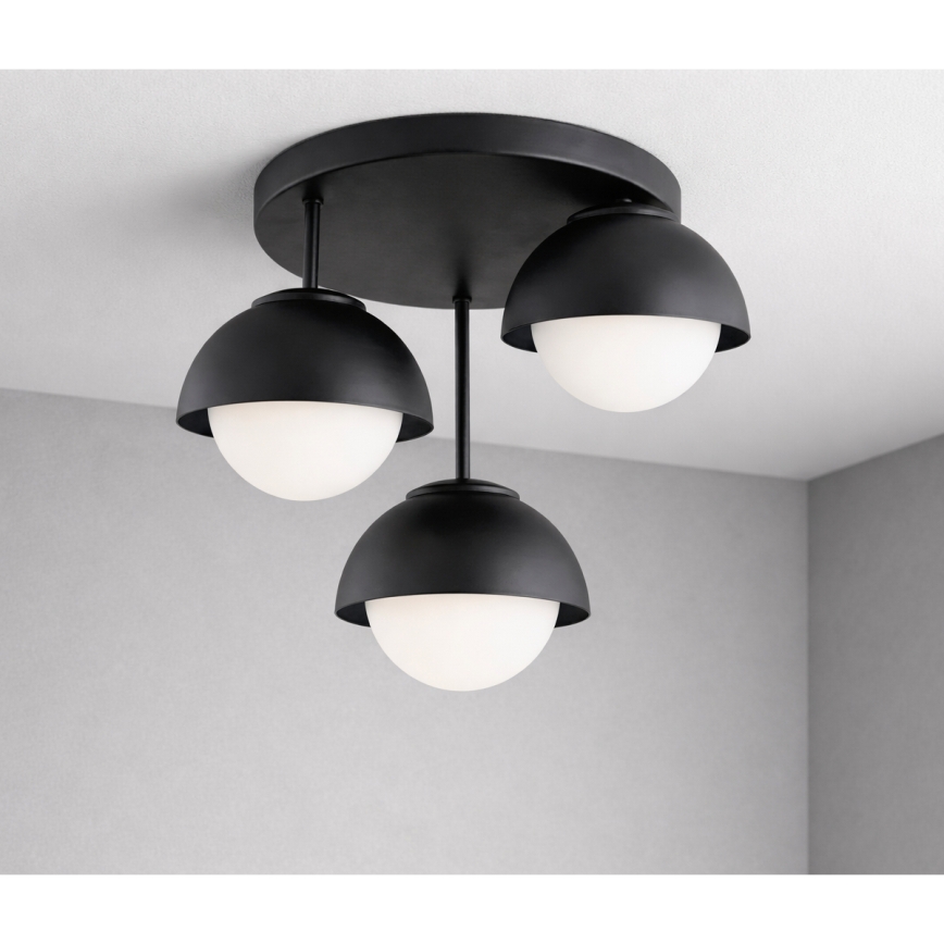 BRILAGI - Overflademonteret loftlampe COSMO 3xE27/60W/230V sort