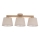 Brilagi - Overflademonteret loftlampe LATTE SABIA 3xE27/60W/230V fyrretræ/beige