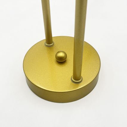 Brilagi - Overflademonteret loftlampe MALIVA 4xE14/15W/230V guld/hvid