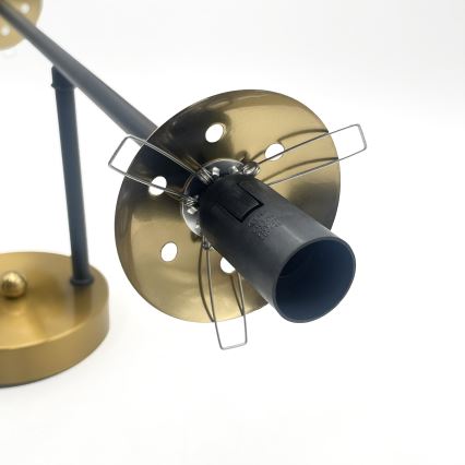 Brilagi - Overflademonteret loftlampe MALIVA 4xE14/15W/230V guld