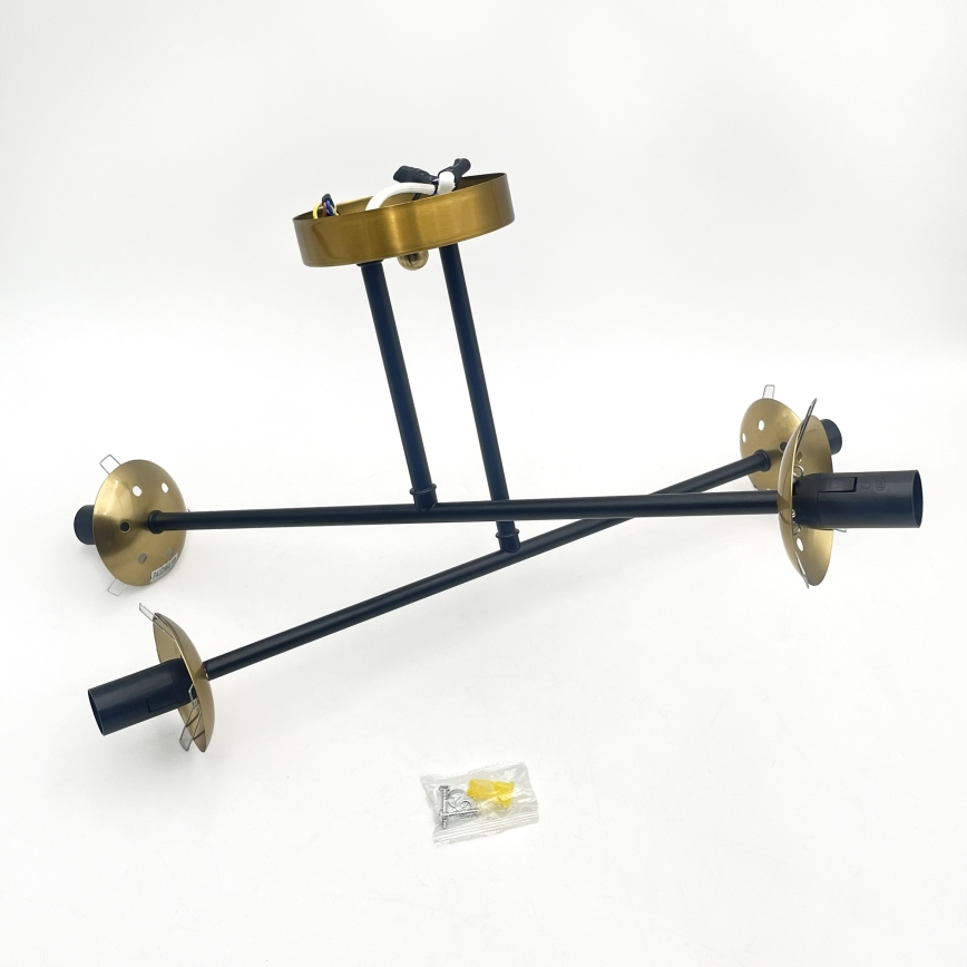 Brilagi - Overflademonteret loftlampe MALIVA 4xE14/15W/230V guld