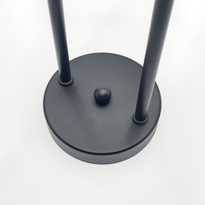 Brilagi - Overflademonteret loftlampe MALIVA 4xE14/15W/230V sort/røgfarvet