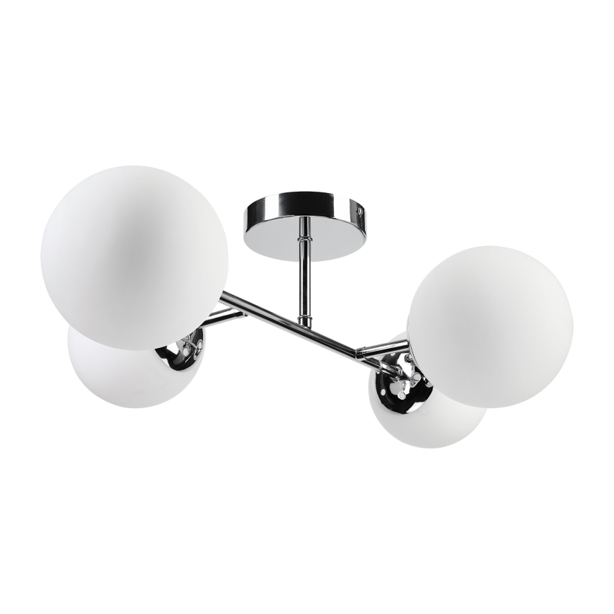 Brilagi - Overflademonteret loftlampe MALONY 4xE14/20W/230V blank krom