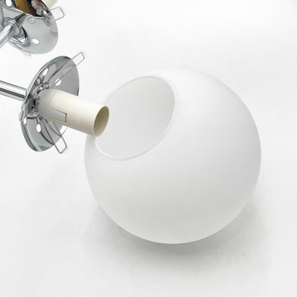 Brilagi - Overflademonteret loftlampe MALONY 4xE14/20W/230V blank krom