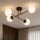 Brilagi - Overflademonteret loftlampe MILO 4xE27/60W/230V, sort