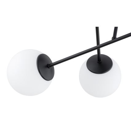 Brilagi - Overflademonteret loftlampe MILO 4xE27/60W/230V, sort