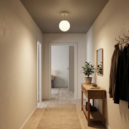 Brilagi - Overflademonteret loftlampe MILO ECRU 1xE27/60W/230V beige/guld