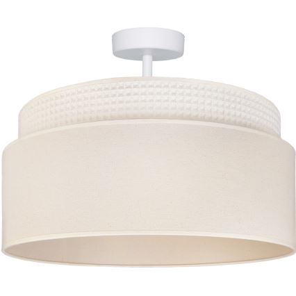 Brilagi - Overflademonteret loftlampe PADOVA 1xE27/60W/230V Ø 40 cm cremefarvet