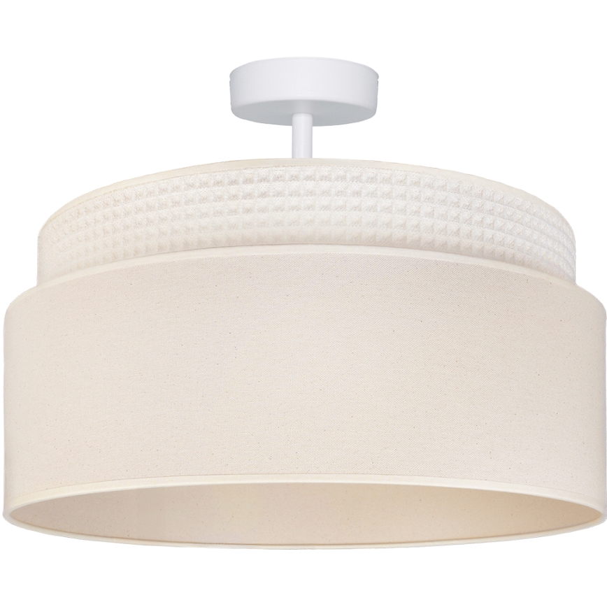 Brilagi - Overflademonteret loftlampe PADOVA 1xE27/60W/230V Ø 40 cm cremefarvet