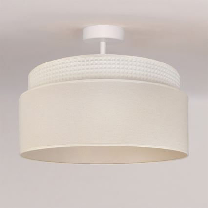 Brilagi - Overflademonteret loftlampe PADOVA 1xE27/60W/230V Ø 40 cm cremefarvet