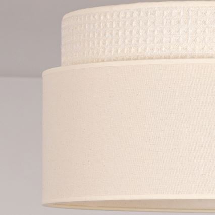 Brilagi - Overflademonteret loftlampe PADOVA 1xE27/60W/230V Ø 40 cm cremefarvet