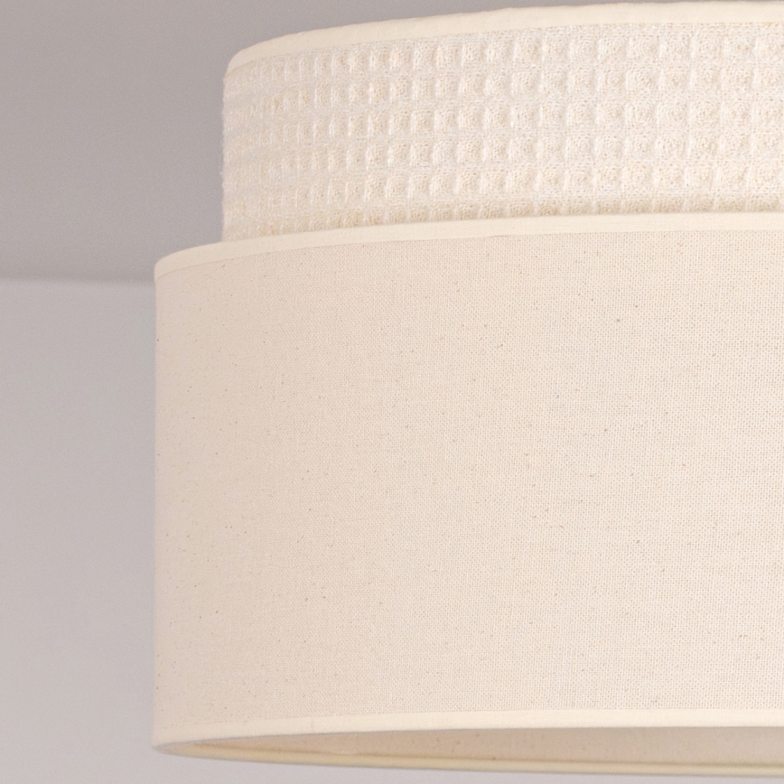 Brilagi - Overflademonteret loftlampe PADOVA 1xE27/60W/230V Ø 40 cm cremefarvet