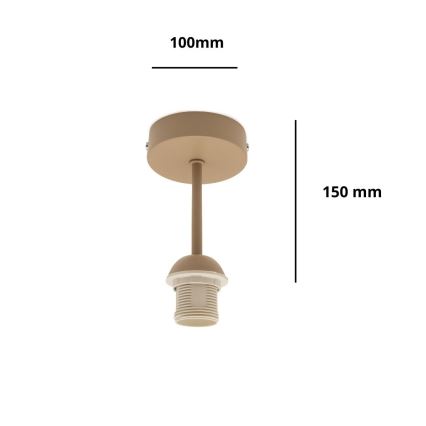 Brilagi - Overflademonteret loftlampe PARTY 1xE27/60W/230V Ø 10 cm beige