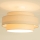 Brilagi - Overflademonteret loftlampe RESNA 1xE27/60W/230V diam. 40 cm beige