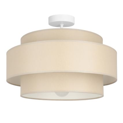 Brilagi - Overflademonteret loftlampe RESNA 1xE27/60W/230V diam. 40 cm beige