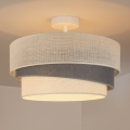 Brilagi - Overflademonteret loftlampe TRIO 1xE27/60W/230V Ø 40 cm creme/grå