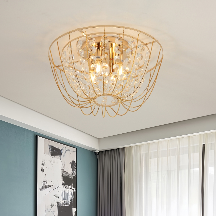 Brilagi - Overflademonteret loftlampe VASTERAS 4xE14/40W/230V Ø 45 cm