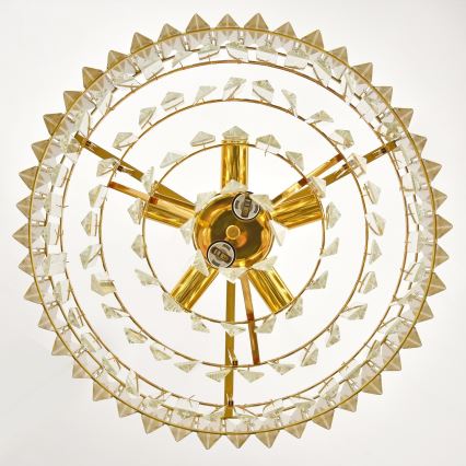 Brilagi - Overflademonteret lysekrone CRISTAL 5xE14/40W/230V Ø 43 cm