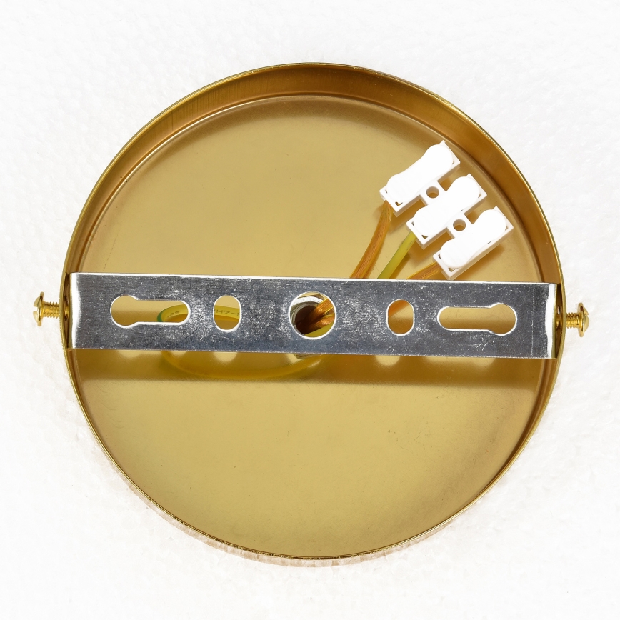 Brilagi - Overflademonteret lysekrone ECLIPSE 5xE14/10W/230V Ø 38 cm sort/guld