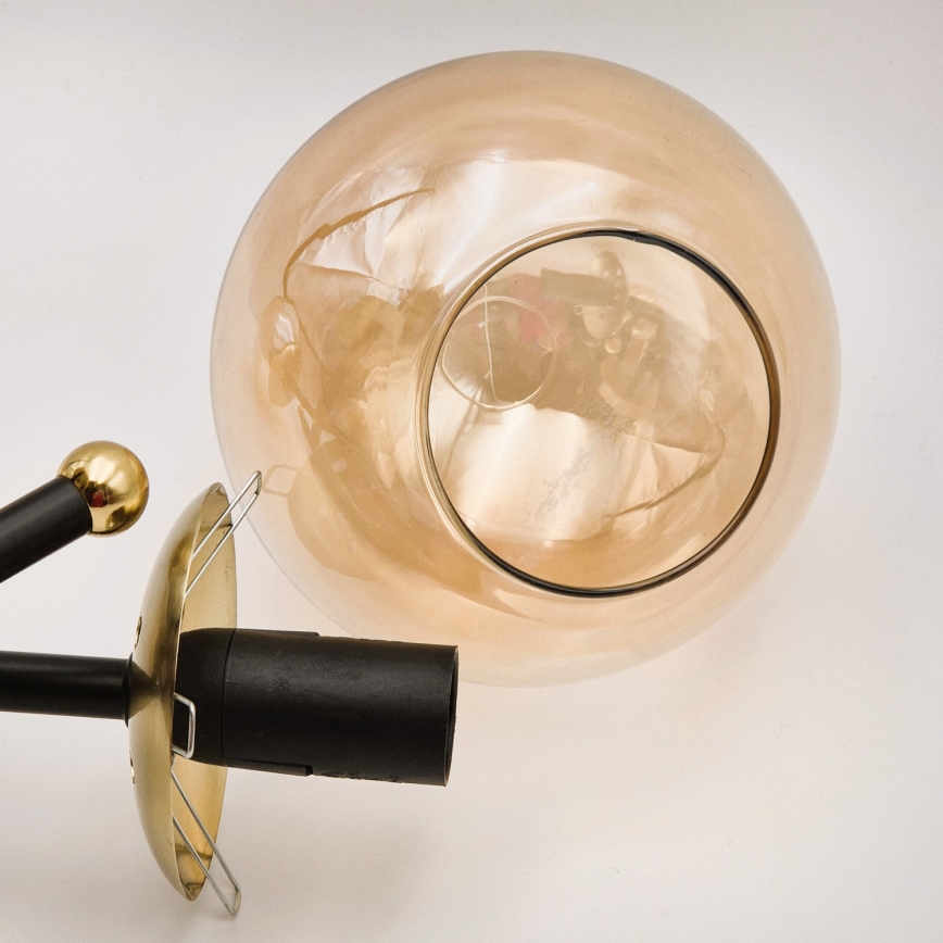 Brilagi - Overflademonteret lysekrone MALIVA 3xE14/15W/230V guld