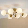 Brilagi - Overflademonteret lysekrone MALONY 6xE14/20W/230V guld