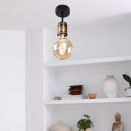 Brilagi - Overflademonteret lysekrone OMBORO 1xE27/60W/230V