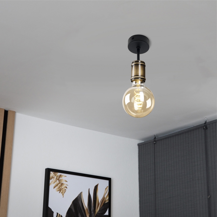 Brilagi - Overflademonteret lysekrone OMBORO 1xE27/60W/230V