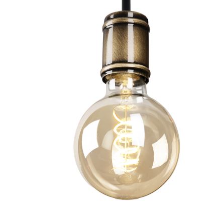 Brilagi - Overflademonteret lysekrone OMBORO 1xE27/60W/230V