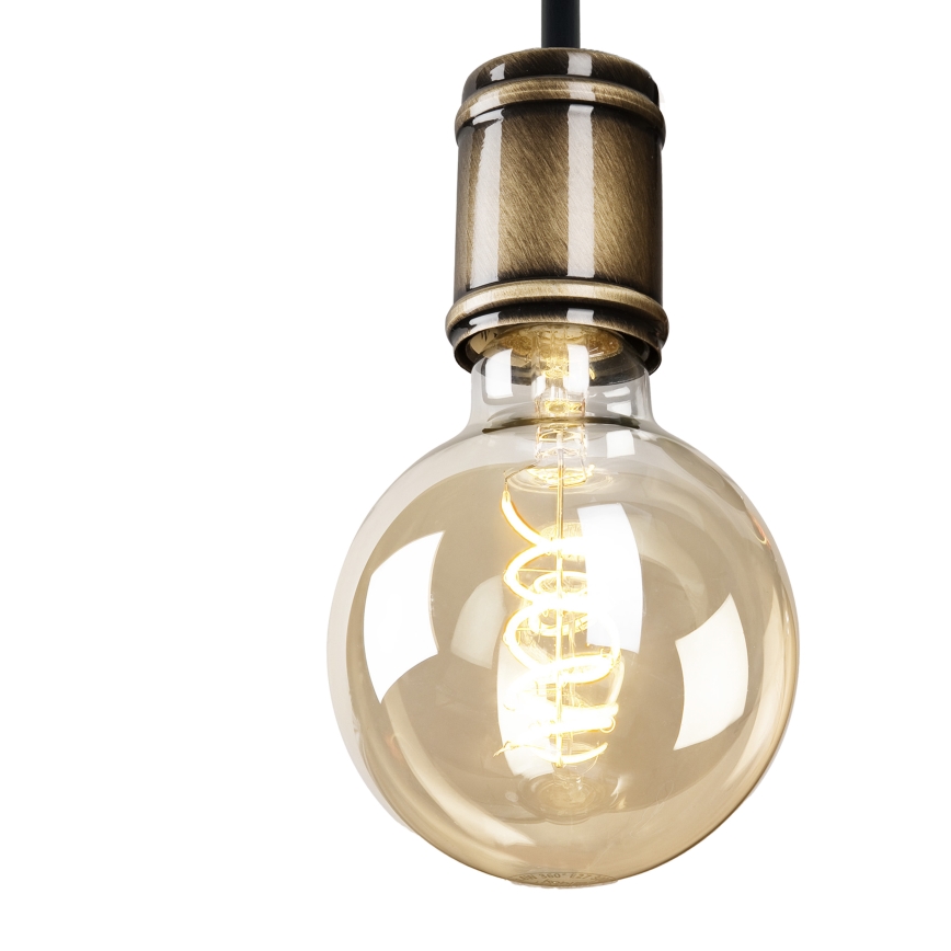 Brilagi - Overflademonteret lysekrone OMBORO 1xE27/60W/230V