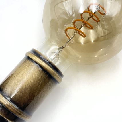 Brilagi - Overflademonteret lysekrone OMBORO 1xE27/60W/230V