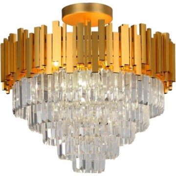 Brilagi - Overflademonteret lysekrone PLAZA 9xE14/40W/230V