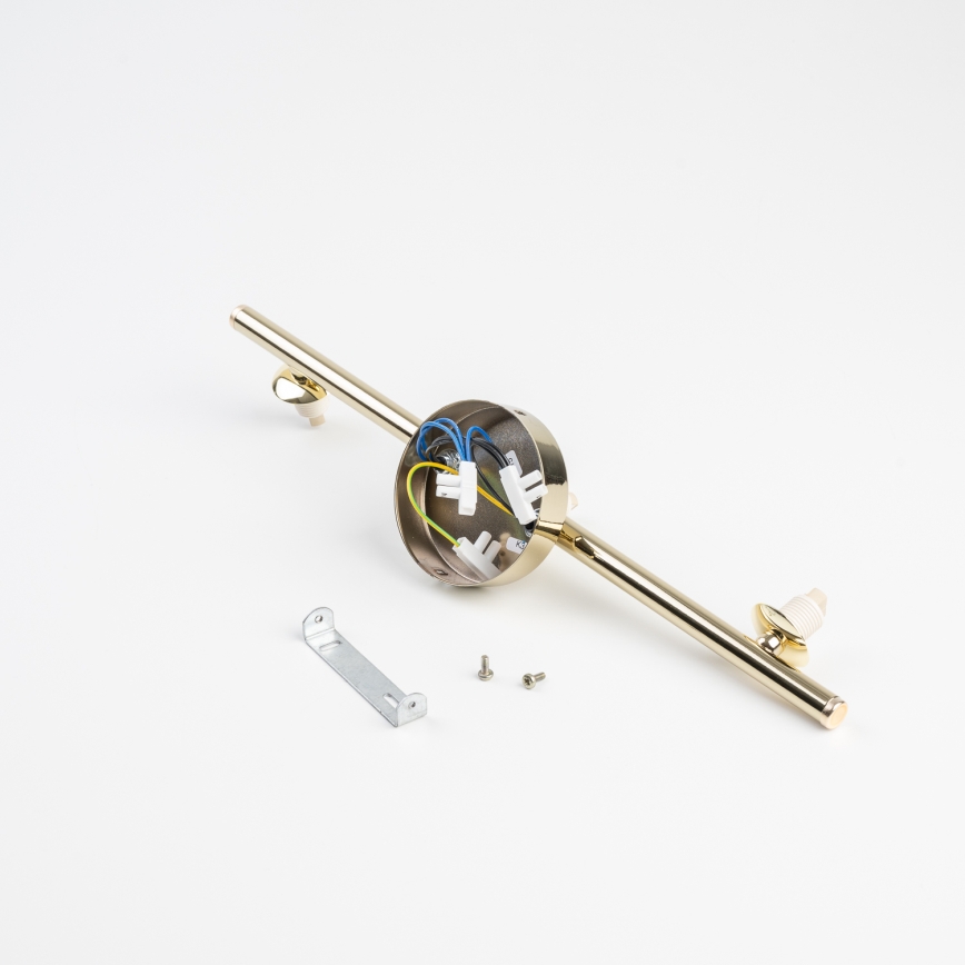 BRILAGI - Overflademonteret lysekrone VULCANO 3xG9/8W/230V guld/røget beige