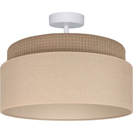 Brilagi - Påbygget loftlampe PADOVA 1xE27/60W/230V Ø 40 cm beige