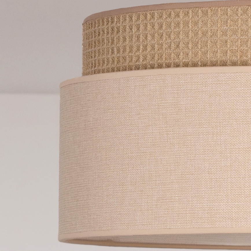 Brilagi - Påbygget loftlampe PADOVA 1xE27/60W/230V Ø 40 cm beige