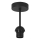 Brilagi - Påbygget loftlampe PARTY 1xE27/60W/230V Ø 10 cm sort
