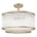Brilagi - Påbygget lysekrone RAMOS 5xE14/60W/230V guld